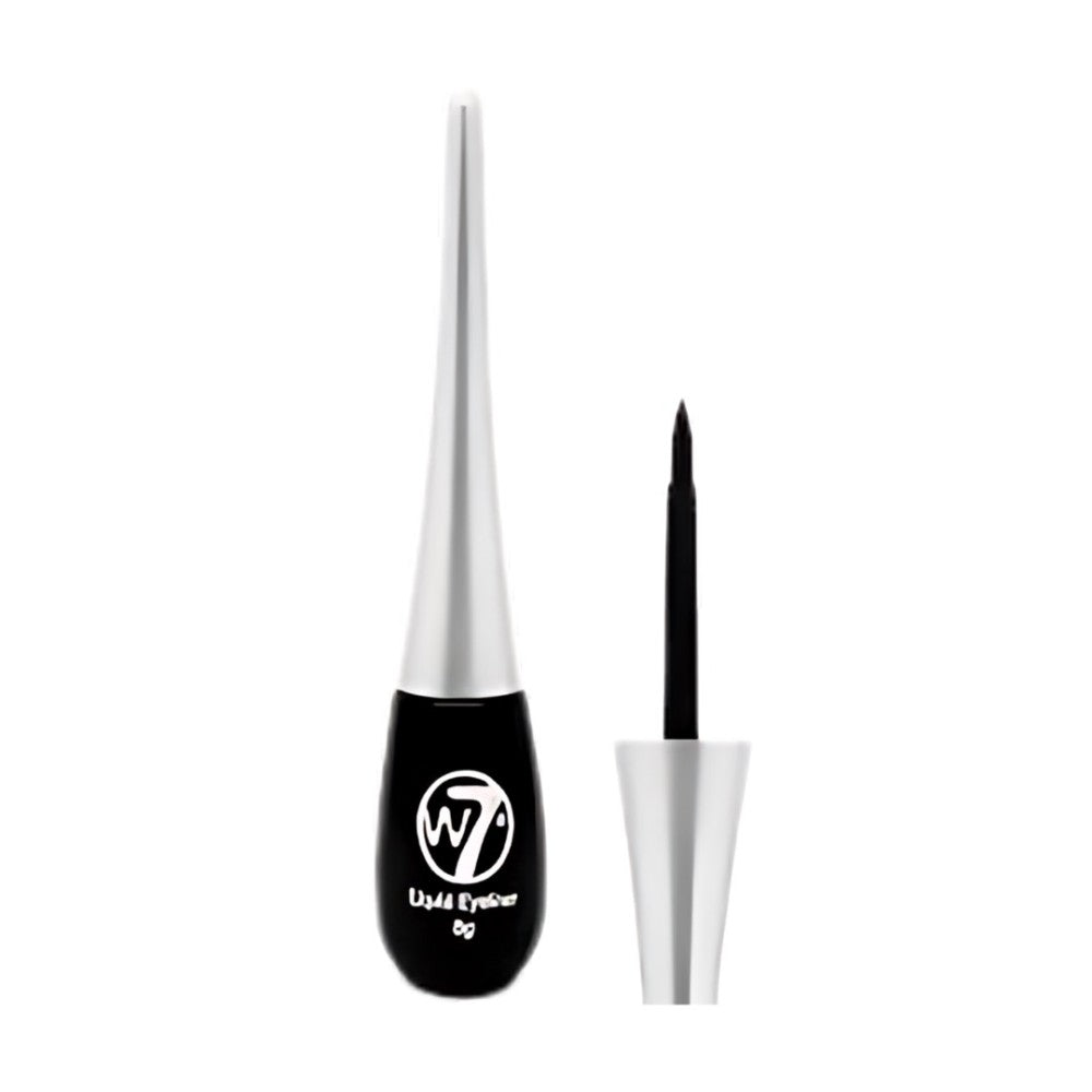 W7 Black Liquid Eyeliner Dip Pot Black Ultra Precision Eye Liner