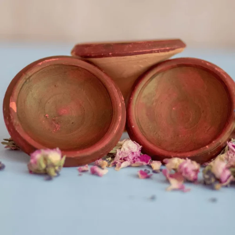 Moroccan Traditional Lipstick ClayPot(hand made)
