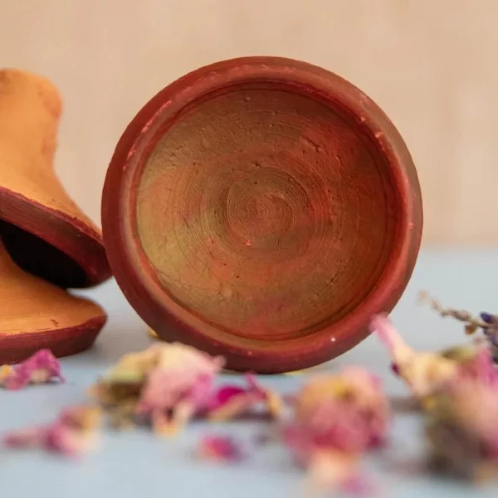 Moroccan Traditional Lipstick ClayPot(hand made)