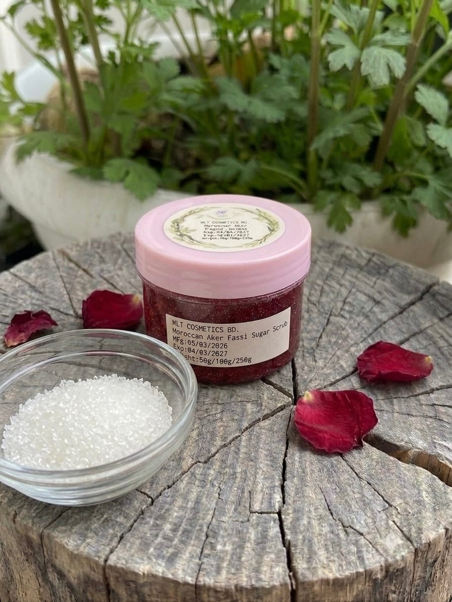 Moroccan Aker Fassi  Body sugar scrub (only for body not for  face ) choose your option