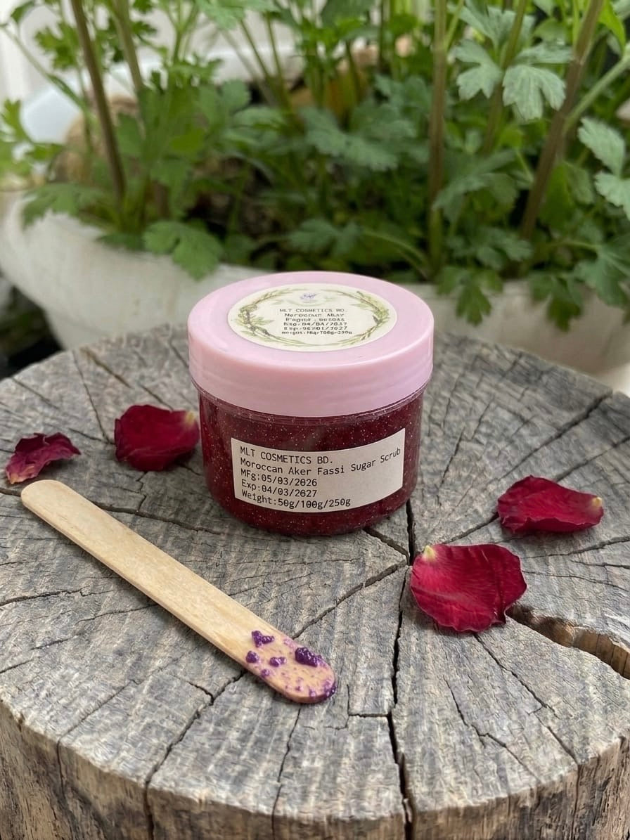 Moroccan Aker Fassi  Body sugar scrub (only for body not for  face ) choose your option
