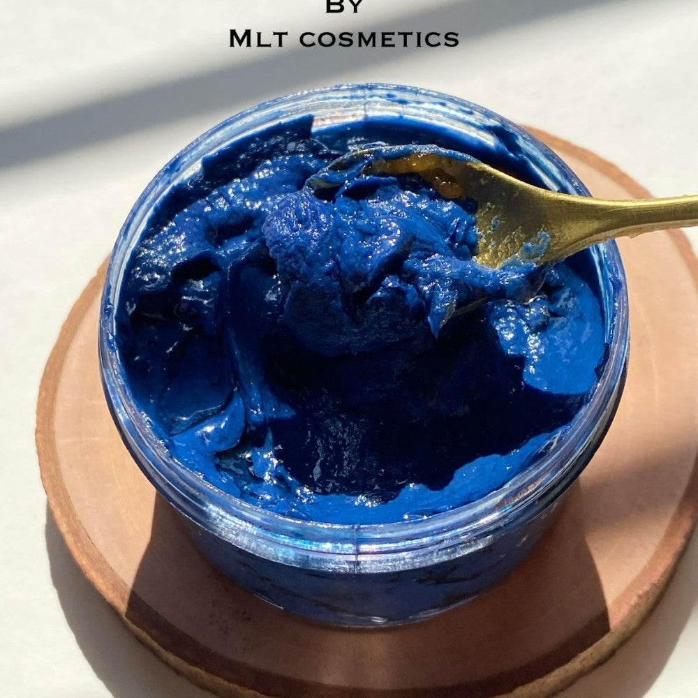 Moroccan Black Soap with Blue Nila Powder