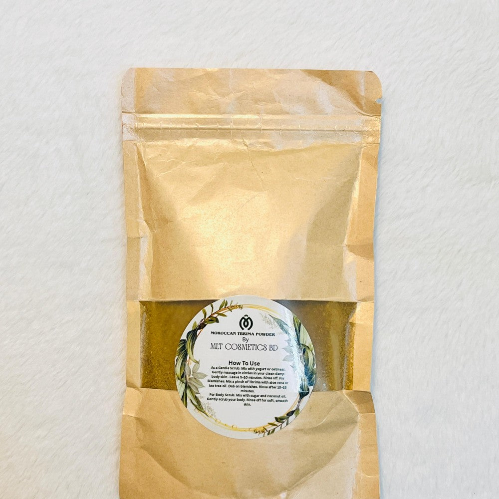 Moroccan Tbrima Powder for Skin Care - Natural Herbs - Chamomile choose your option