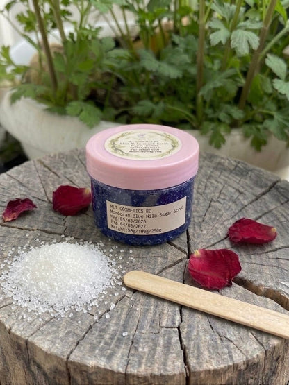 Blue Nila Moroccan  Body Sugar Scrub (only for body not for face ) Glow Naturally with Gentle Exfoliation