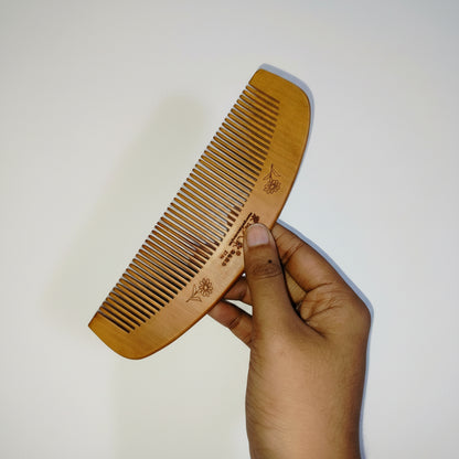 Wooden Comb কাঠের চিরুনি